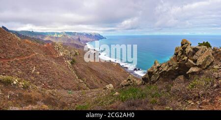 Beautiful view of one of the Canary Islands, Tenerife in fall at daytime Stock Photo