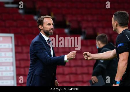 Copenhagen, Denmark. 08th Sep, 2020. England national team manager Gareth Southgate seen after the UEFA Nations League match between Denmark and England at Parken in Copenhagen. (Photo Credit: Gonzales Photo/Alamy Live News Stock Photo