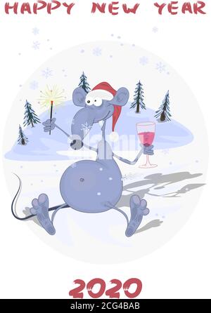 Vector illustration in cartoon caricature style. Stock Vector