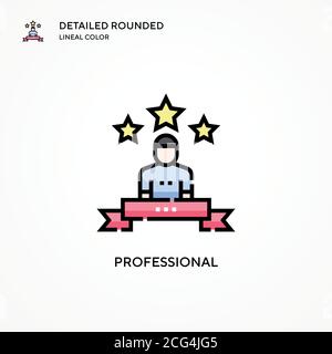 Professional vector icon. Modern vector illustration concepts. Easy to edit and customize. Stock Vector
