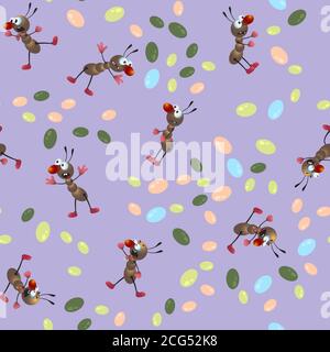 Drawn by hand. Suitable for wrapping paper, film, fabric and any other background. Stock Vector
