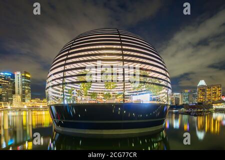 This Floating Orb Is Apple's Newest Store in Singapore