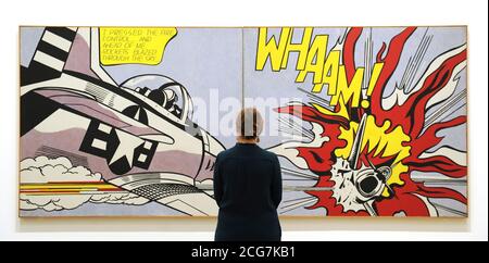 Roy Lichtenstein's painting Whaam! 1963 is exhibited during the press ...