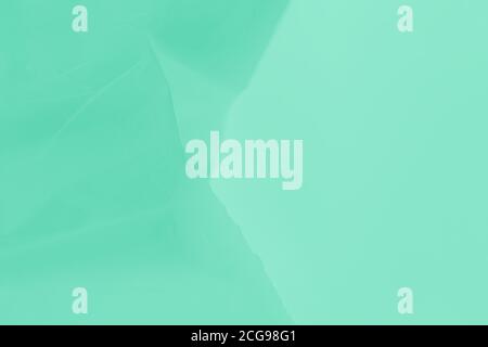 Soft light green flowing fabric, gradient green color background Stock Photo