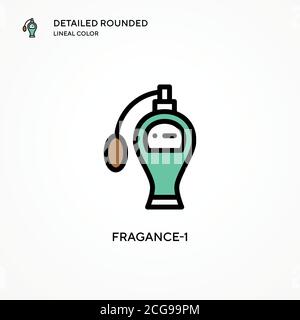 Fragance-1 vector icon. Modern vector illustration concepts. Easy to edit and customize. Stock Vector