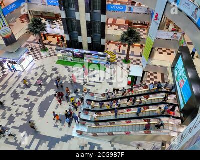 24 Aug 2020, Dhaka, Bangladesh. Beautiful Bashundhara city shopping complex in Dhaka. Stock Photo