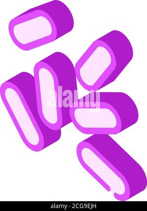 haemophilus influenzae isometric icon vector isolated illustration Stock Vector