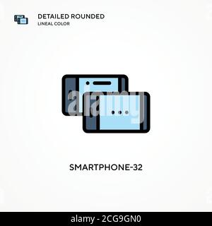 Smartphone-32 vector icon. Modern vector illustration concepts. Easy to edit and customize. Stock Vector