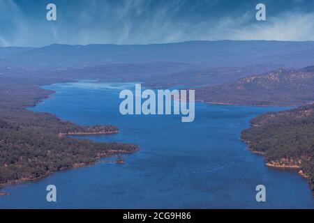 Lake Burragorang in New South Wales in regional Australia Stock Photo