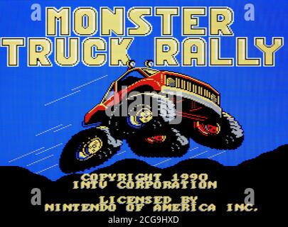 Nes monster clearance truck game