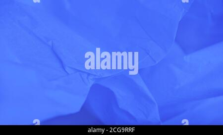 Blue color abstract panorama background, soft wrapping paper Stock Photo