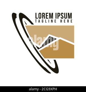 Abstract design mountain for element design. Vector illustration EPS.8 EPS.10 Stock Vector