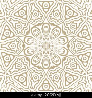 Oriental Gold Pattern - Seamless vector Stock Vector