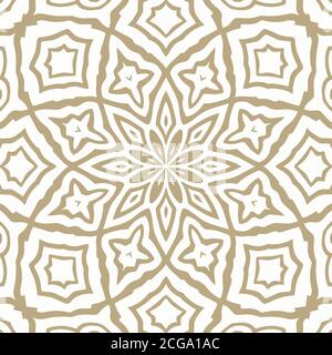 Oriental Gold Pattern - Seamless vector Stock Vector