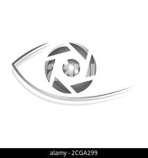 Illustration design eye symbol for your best business symbol. Vector illustration EPS.8 EPS.10 Stock Vector