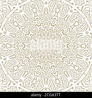 Oriental Gold Pattern - Seamless vector Stock Vector