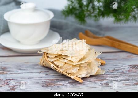 Jade butterfly flower tea Stock Photo