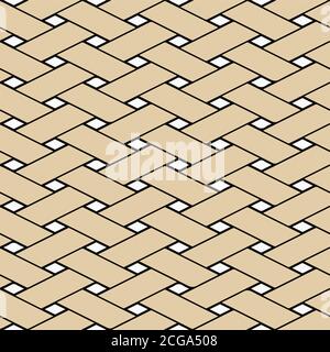 Weave Seamless Vector Pattern illustration Stock Vector