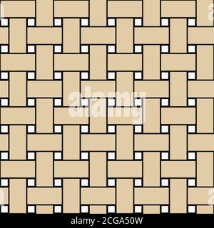 Weave Seamless Vector Pattern illustration Stock Vector