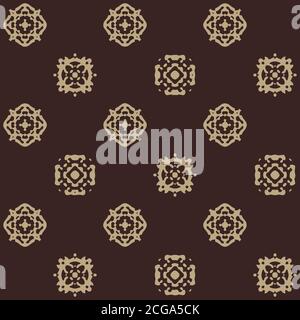 Ornament Seamless Vector Pattern - Repeating ornament for textile, wraping paper, fashion etc. Stock Vector