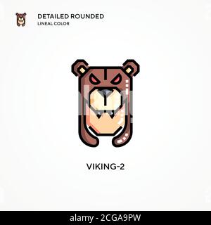 Viking-2 vector icon. Modern vector illustration concepts. Easy to edit and customize. Stock Vector