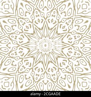 Oriental Seamless Vector Pattern - Repeating ornament for textile, wraping paper, fashion etc. Stock Vector