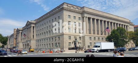 The Herbert C. Hoover Building, headquarters of the United States Department of Commerce, Washington D.C. Stock Photo