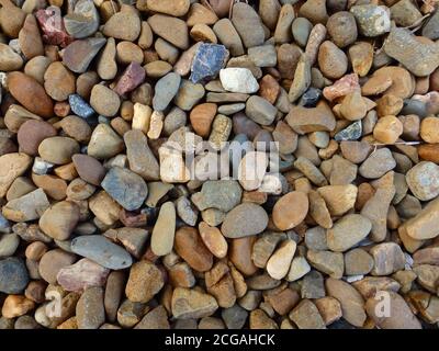 River pebbles, Queensland, Australia Stock Photo