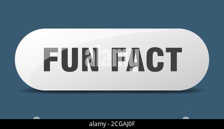 fun fact button. rounded glass sign. sticker. banner Stock Vector