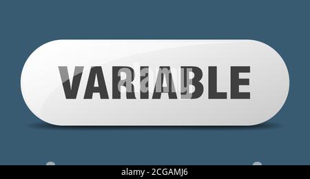 variable button. rounded glass sign. sticker. banner Stock Vector Image ...