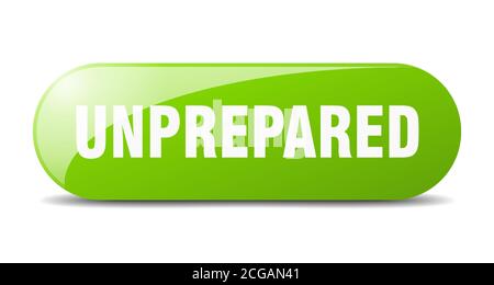 unprepared button. rounded glass sign. sticker. banner Stock Vector