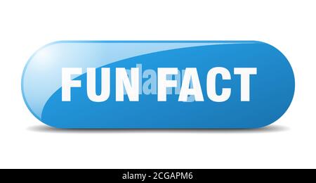 fun fact button. rounded glass sign. sticker. banner Stock Vector