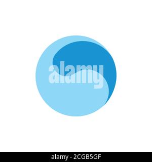 motion circle water global design logo vector Stock Vector
