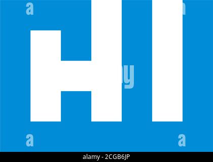 letter cw symbol geometric square line design logo vector Stock Vector