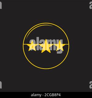 stars orbital global geometric logo vector Stock Vector