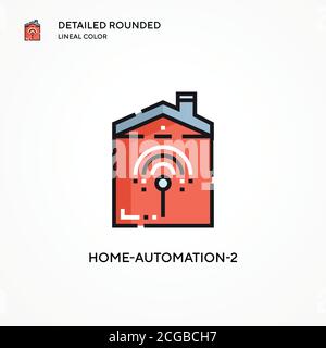 Home-automation-2 vector icon. Modern vector illustration concepts. Easy to edit and customize. Stock Vector
