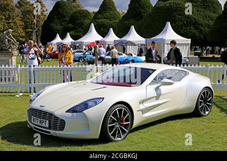 Aston Martin One-77, Bridge of Weir Members Enclosure, Concours of Elegance 2020, Hampton Court Palace, London, UK, Europe Stock Photo