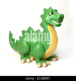 Dinosaur toy 3d rendering Stock Photo