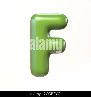 Bubbly 3d font letter S Stock Photo - Alamy