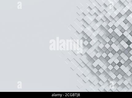 Cubical abstract background 3d rendering Stock Photo