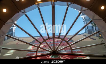 Piece of blue sky Stock Photo