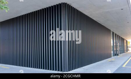 Facade Metal Cladding Texture. Modern Building Exterior Stock Photo - Alamy