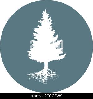 pine tree, graphiv design element Stock Vector