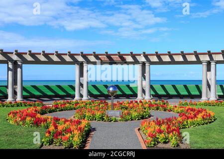 Napier, New Zealand. The 'Veronica Sunbay' in Beach Domain, a waterfront park Stock Photo