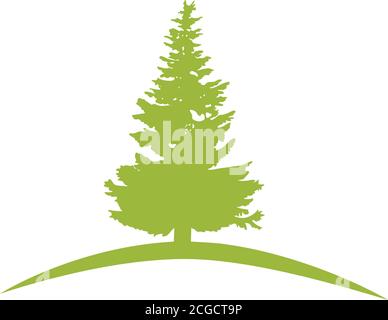 pine tree, graphiv design element Stock Vector