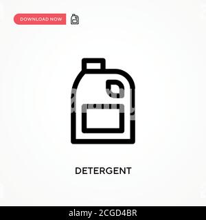 Detergent Simple vector icon. Modern, simple flat vector illustration for web site or mobile app Stock Vector