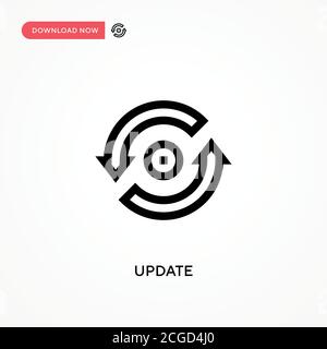 Update Simple vector icon. Modern, simple flat vector illustration for web site or mobile app Stock Vector