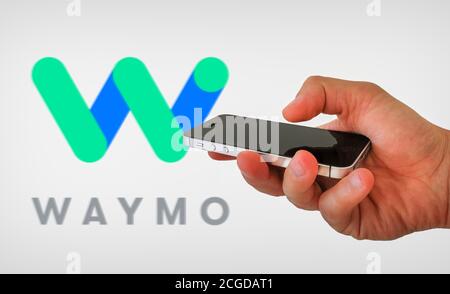 Waymo logo Stock Photo