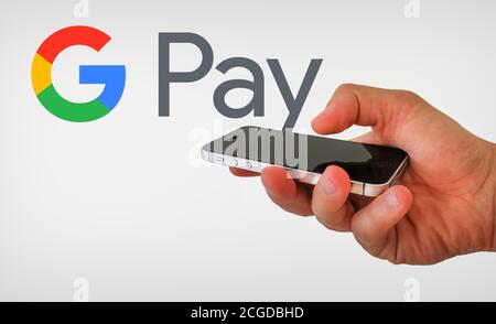 G Pay logo Stock Photo