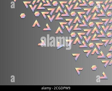 Holographic background. Rainbow gradient backdrop. Liquid metallic texture.  Unicorn colors blurred backdrop. Iridescent hologram effect wallpaper for  poster, banner, collage. Vector illustration Stock Vector Image & Art -  Alamy